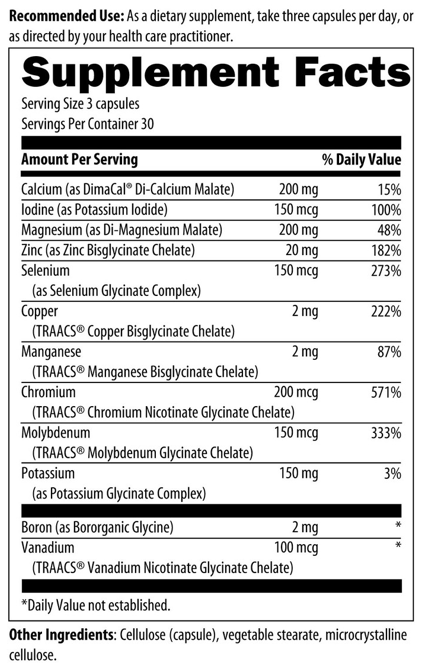 Designs for Health - USA Complete Mineral Complex