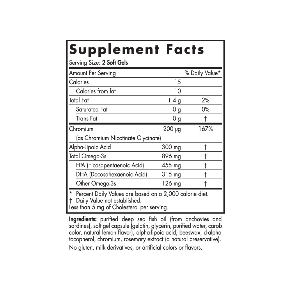 Nordic Naturals ProOmega Blood Sugar