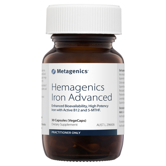 Metagenics Hemagenics Iron Advanced 30 Capsules