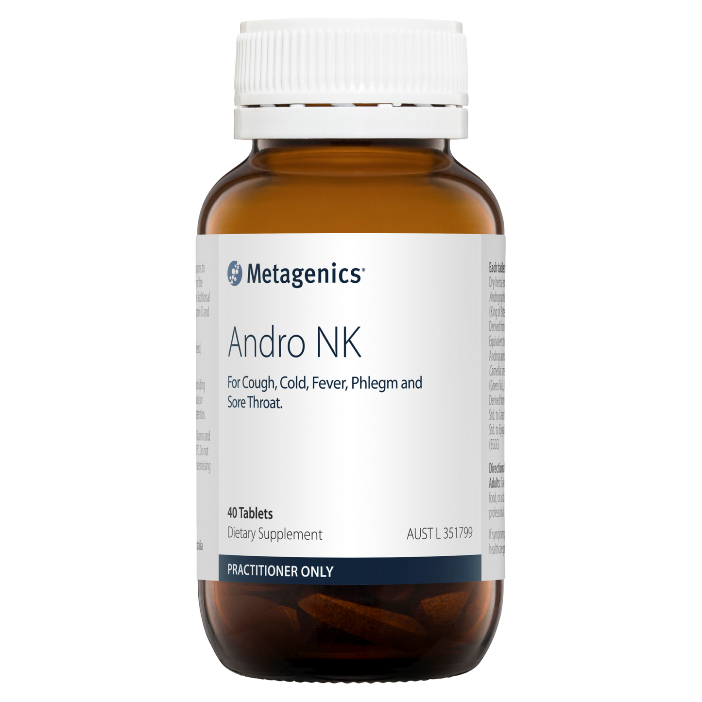 Metagenics Andro NK 40 Tablets