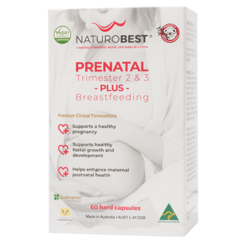 NaturoBest Prenatal Trimester 2 & 3 Plus Breastfeeding