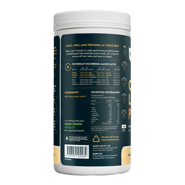 Nuzest Clean Lean Protein Just Natural